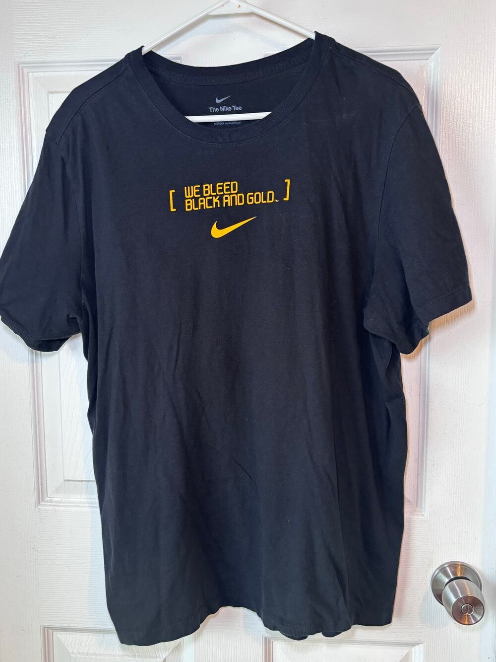 Nike Pittsburgh Pirates We Bleed Black & Gold MLB T-Shirt Men’s XL